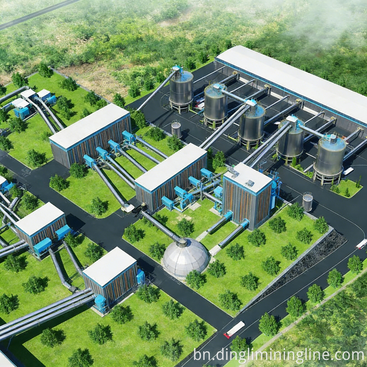 High-Quality Particle Stone Line